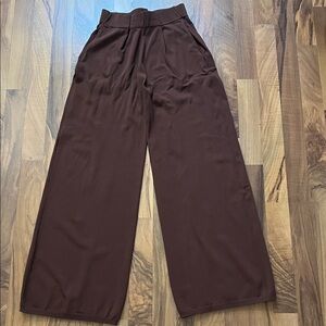 Zara Brown Wide Leg Pants